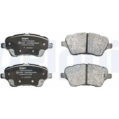 LP2474 Bremsbelagsatz, Scheibenbremse