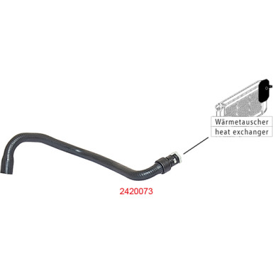 2420073 Heizungsschlauch 2420073 Heizungsschlauch