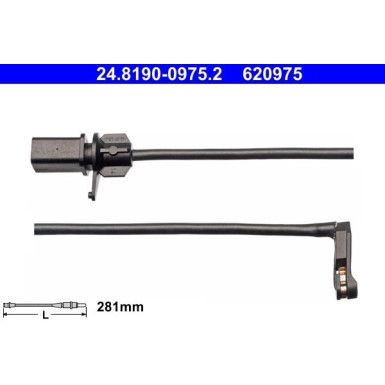 24.8190-0975.2 Warnkontakt, Bremsbelagverschleiß