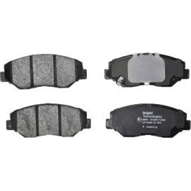 Delphi Bremsbelagsatz, Scheibenbremse LP1806