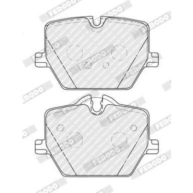 Ferodo | Bremsbelagsatz, Scheibenbremse | FDB5339