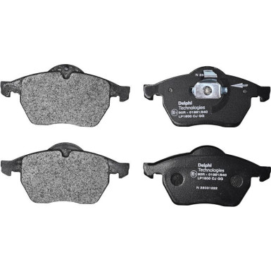 LP1600 Bremsbelagsatz, Scheibenbremse