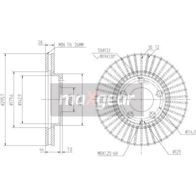 Maxgear | Bremsscheibe | 19-2387