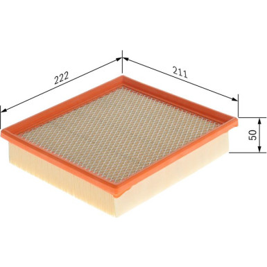 BOSCH F 026 400 464 Luftfilter BOSCH F 026 400 464 Luftfilter