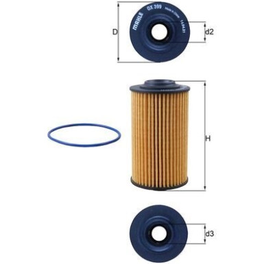 OX 399D Ölfilter OX 399D Ölfilter