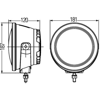 Hella 2 x HELLA Fernscheinwerfer 1F3 011 815-031