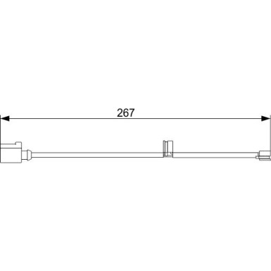 1 987 473 560 Warnkontakt, Bremsbelagverschleiß