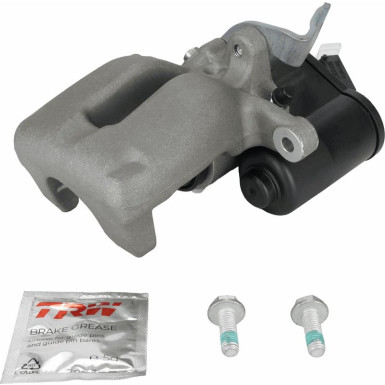 TRW BHN995E Bremssattel für VW PASSAT Aluminium, Hinterachse links, für Fahrzeuge mit elektrischer Feststellbremse, Tauschteil Wiederaufbereitet