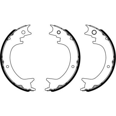 0 986 487 945 Bremsbackensatz, Feststellbremse