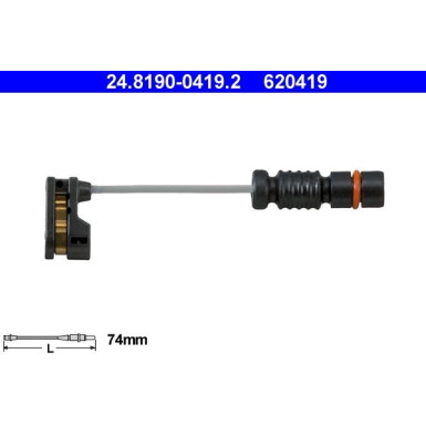 24.8190-0419.2 Warnkontakt, Bremsbelagverschleiß