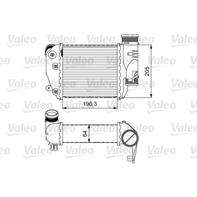 Valeo | Ladeluftkühler | 818610