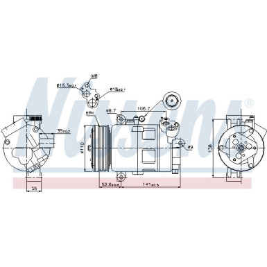 89307 Kompressor, Klimaanlage ** FIRST FIT **