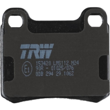 TRW Bremsbelagsatz, Scheibenbremse COTEC GDB294