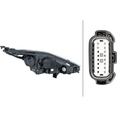 Hella 2 x HELLA Hauptscheinwerfer 1LL 354 803-071