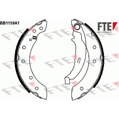 9100031 Bremsbackensatz