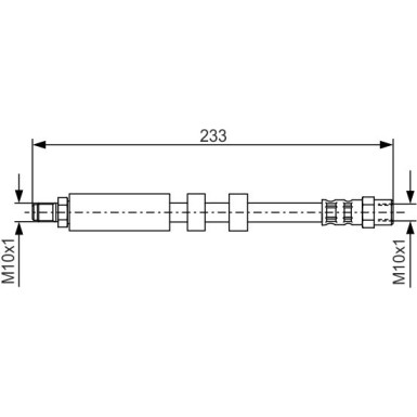 BOSCH | Bremsschlauch | 1 987 476 418