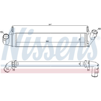 96585 Ladeluftkühler ** FIRST FIT **
