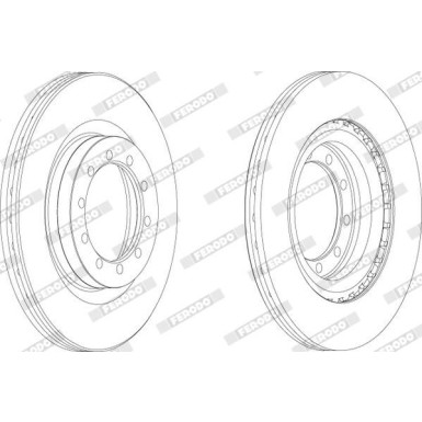 Ferodo | Bremsscheibe | FCR183A