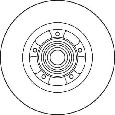 DF6044BS Bremsscheibe TRW SINGLE