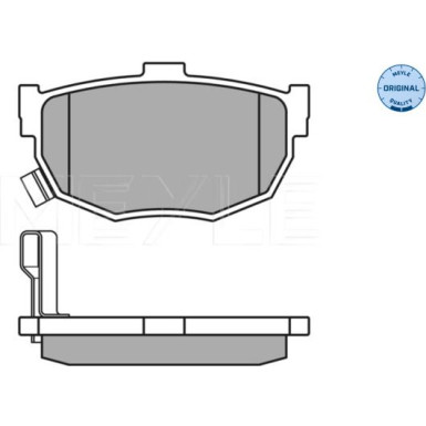 Meyle Bremsbelagsatz, Scheibenbremse MEYLE-ORIGINAL: True to OE 025 215 5314/W