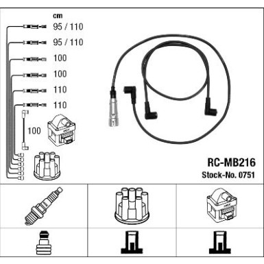 0751 Zündleitungssatz