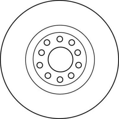 Bremsscheibe TRW SINGLE DF4209S