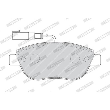 Ferodo | Bremsbelagsatz, Scheibenbremse | FDB1467