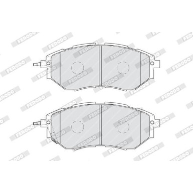 Ferodo | Bremsbelagsatz, Scheibenbremse | FDB1984