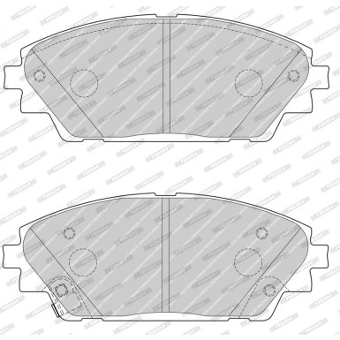 Ferodo Bremsbelagsatz, Scheibenbremse PREMIER ECO FRICTION FDB4446