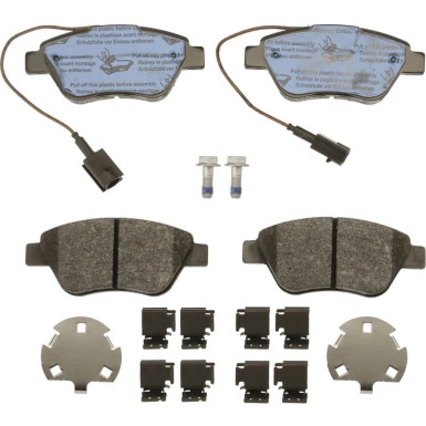 GDB1891 Bremsbelagsatz, Scheibenbremse COTEC