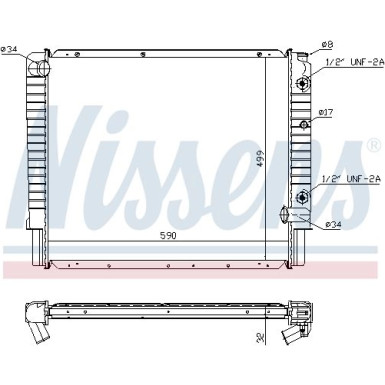 Nissens | Kühler, Motorkühlung | 65523A