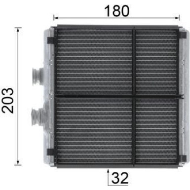 Mahle | Wärmetauscher, Innenraumheizung | AH 183 000P