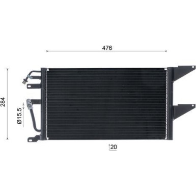 Mahle | Kondensator, Klimaanlage | AC 1075 000S