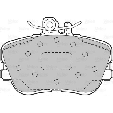 598013 Bremsbelagsatz, Scheibenbremse