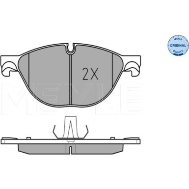 Meyle Bremsbelagsatz, Scheibenbremse MEYLE-ORIGINAL: True to OE 025 250 4519