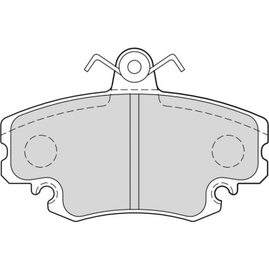 Valeo Bremsbelagsatz, Scheibenbremse ESSENTIAL 301002