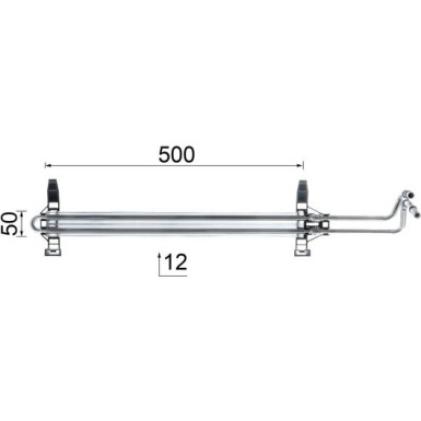 Mahle | Ölkühler, Motoröl | CLC 81 000P
