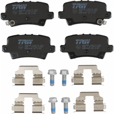 TRW Bremsbelagsatz, Scheibenbremse COTEC GDB3408