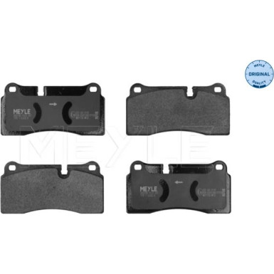 Meyle Bremsbelagsatz, Scheibenbremse MEYLE-ORIGINAL: True to OE 025 242 6118
