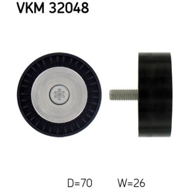 VKM 32048 Umlenk-/Führungsrolle, Keilrippenriemen