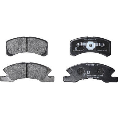 Delphi | Bremsbelagsatz, Scheibenbremse | LP1918