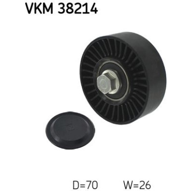 VKM 38214 Umlenk-/Führungsrolle, Keilrippenriemen