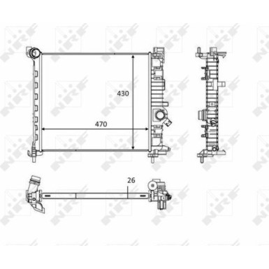 58473 Kühler, Motorkühlung