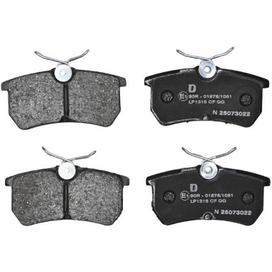 LP1316 Bremsbelagsatz, Scheibenbremse