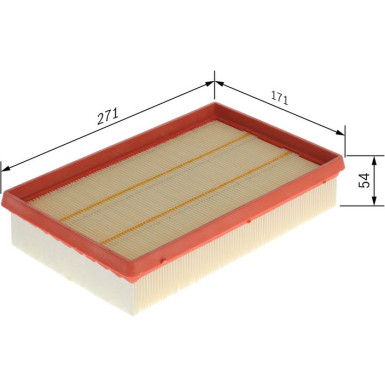 BOSCH 1 457 433 152 Luftfilter