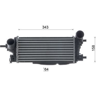 CI 677 000S Ladeluftkühler BEHR CI 677 000S Ladeluftkühler BEHR