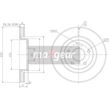 Maxgear | Bremsscheibe | 19-2323