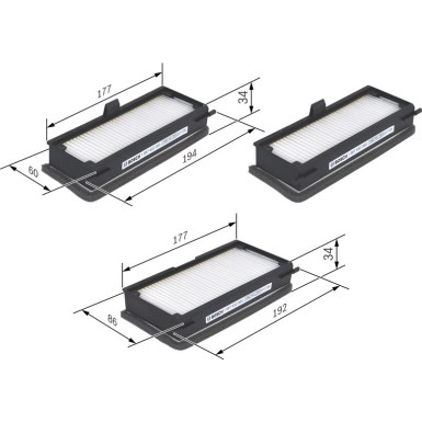 BOSCH 1 987 432 060 Innenraumfilter