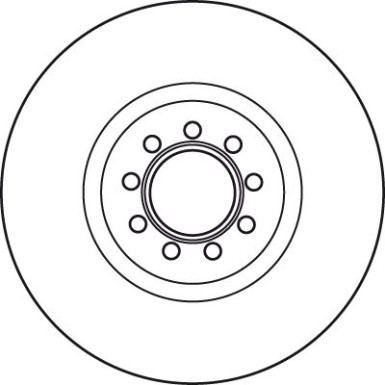 Bremsscheibe TRW SINGLE DF4984S Bremsscheibe TRW SINGLE DF4984S