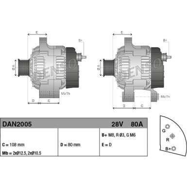 Denso | Generator | DAN2005